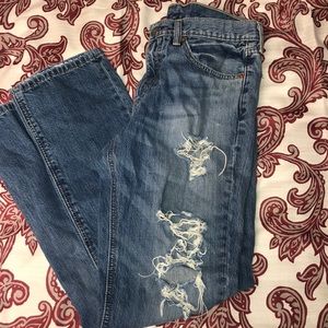 Levi’s 541 Athletic distressed trashed style 31x32